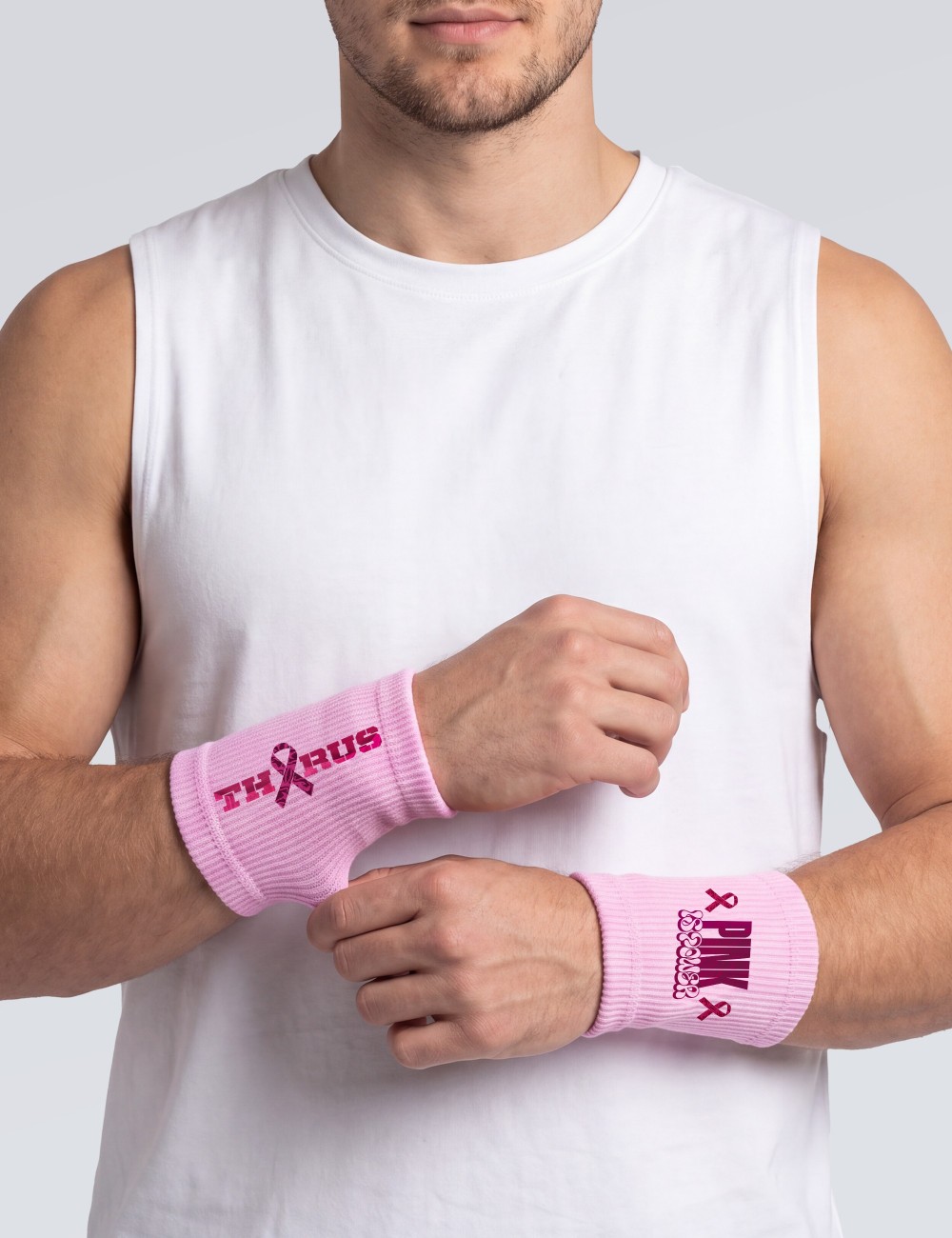 BANDES DE POIGNETS THORUS OCTOBRE ROSE