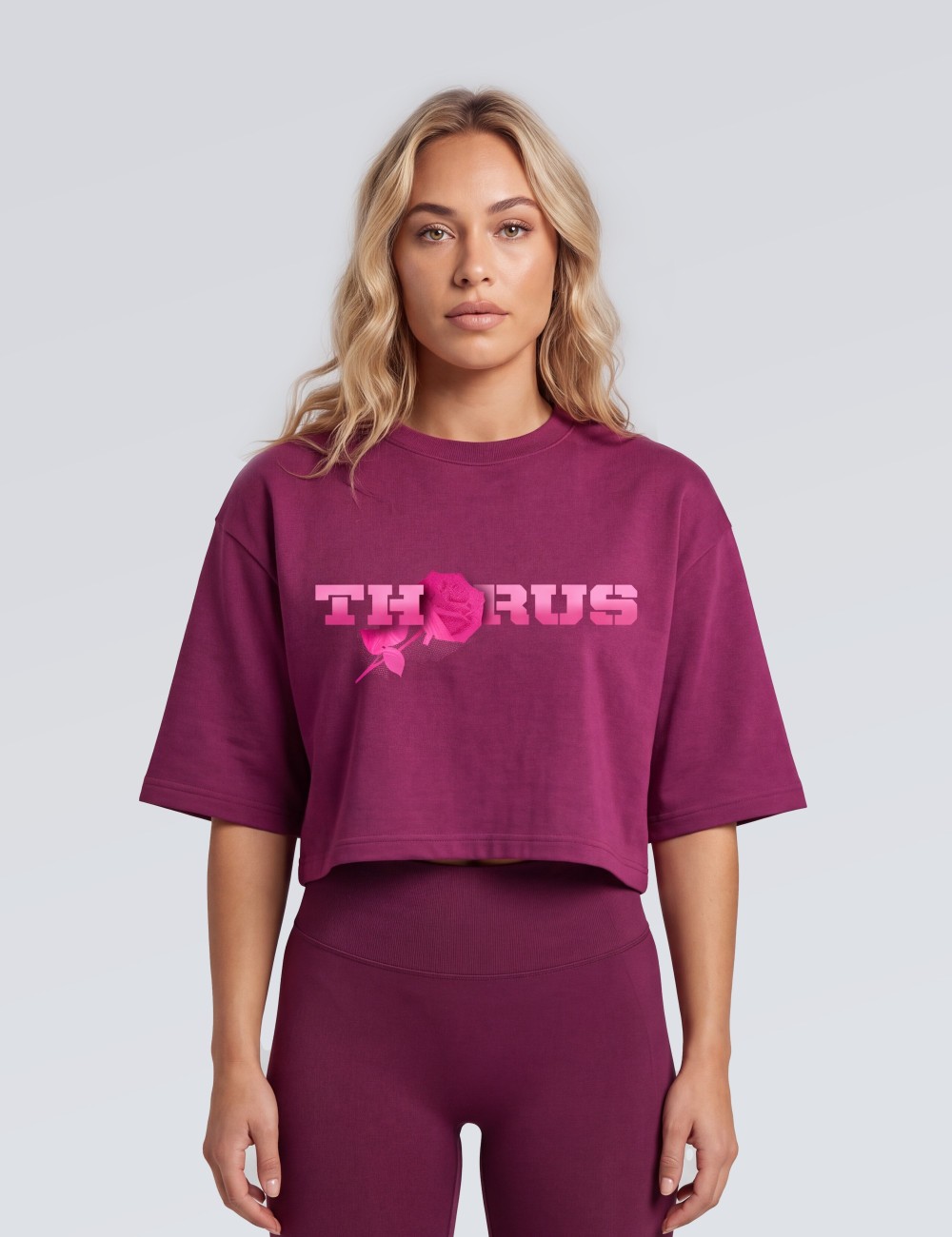 CROP-TOP THORUS PINK OCTOBRE ROSE 2