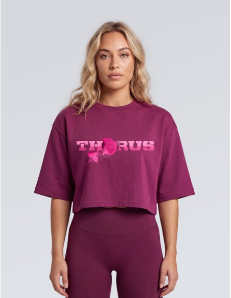 CROP-TOP THORUS PINK OCTOBRE ROSE