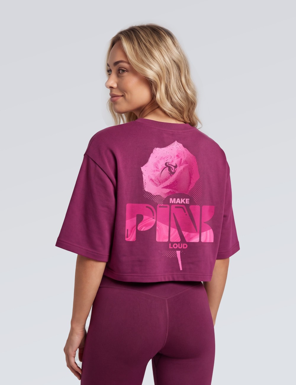 CROP-TOP THORUS PINK OCTOBRE ROSE