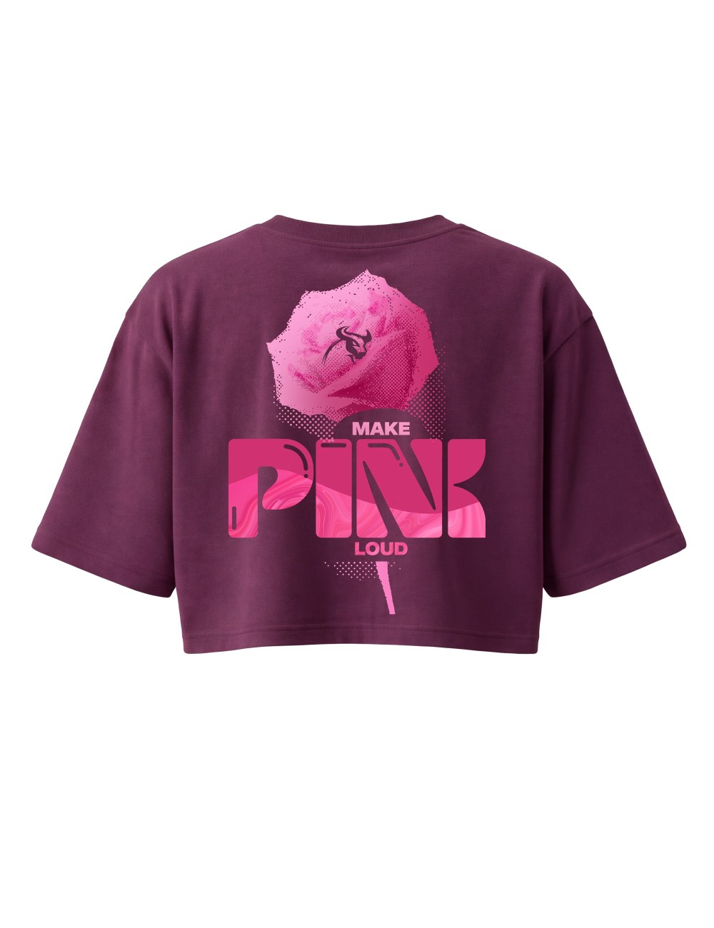 CROP-TOP THORUS PINK OCTOBRE ROSE