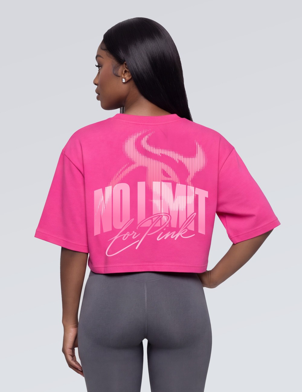 CROP-TOP THORUS NO LIMIT OCTOBRE ROSE 2