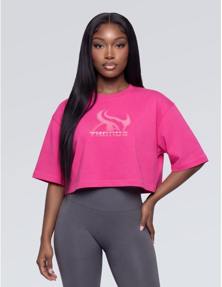 CROP-TOP THORUS NO LIMIT OCTOBRE ROSE