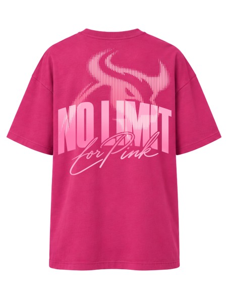 TEE-SHIRT OVERSIZE THORUS NO LIMIT OCTOBRE ROSE