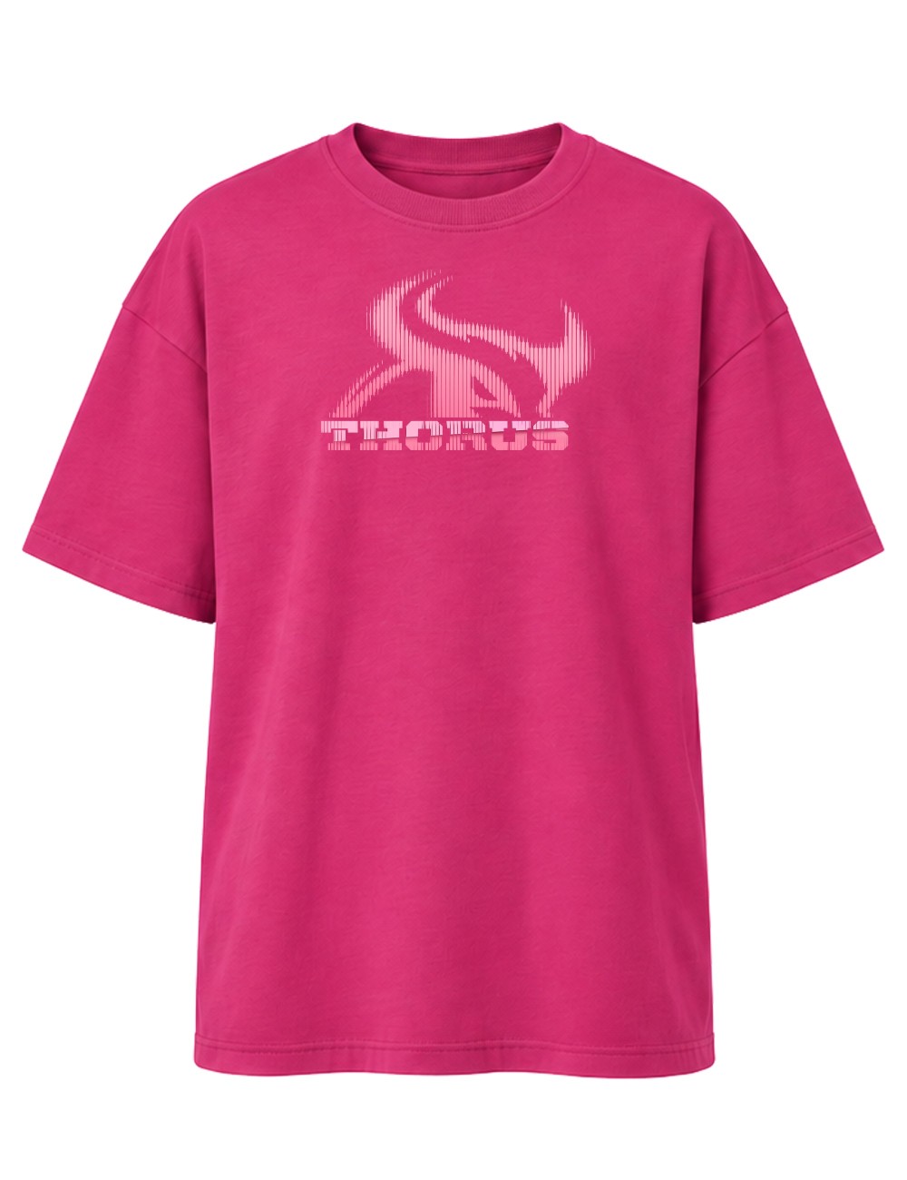 TEE-SHIRT OVERSIZE THORUS NO LIMIT OCTOBRE ROSE
