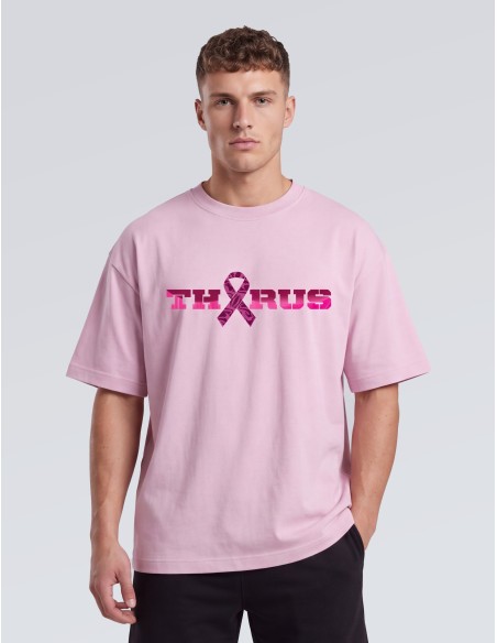 TEE-SHIRT OVERSIZE THORUS PINK OCTOBRE ROSE