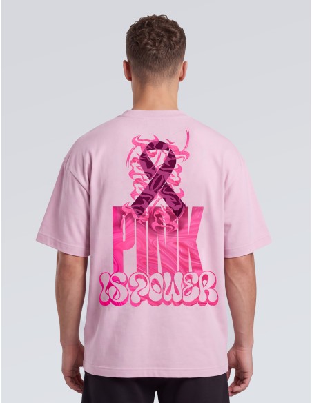 TEE-SHIRT OVERSIZE THORUS PINK OCTOBRE ROSE