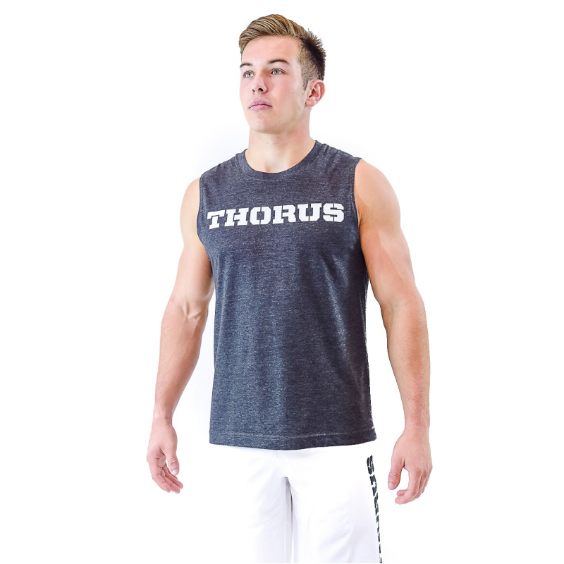 BLACK MUSCLE TANK UNISEX BLACK MUSCLE TANK UNISEX
