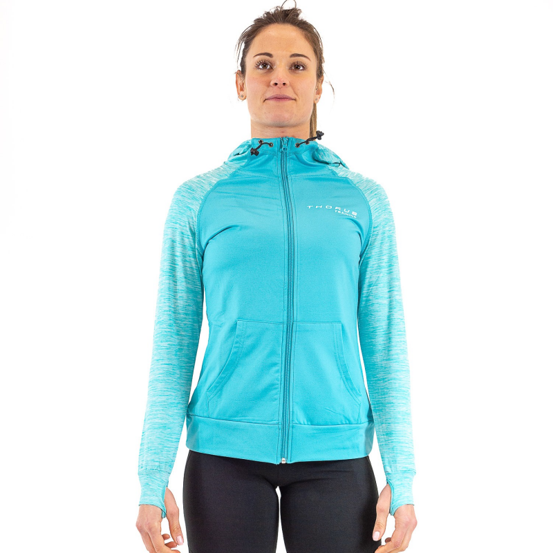 WOMEN'S TRAINING TEAL ZOODIE