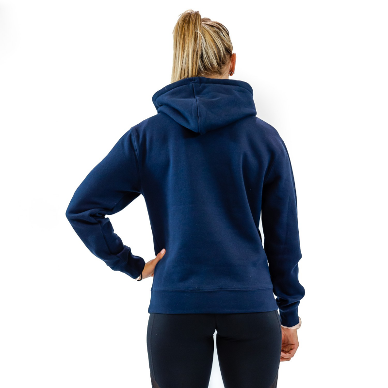 UNISEX NAVY AUTHENTIC HOODED SWEAT