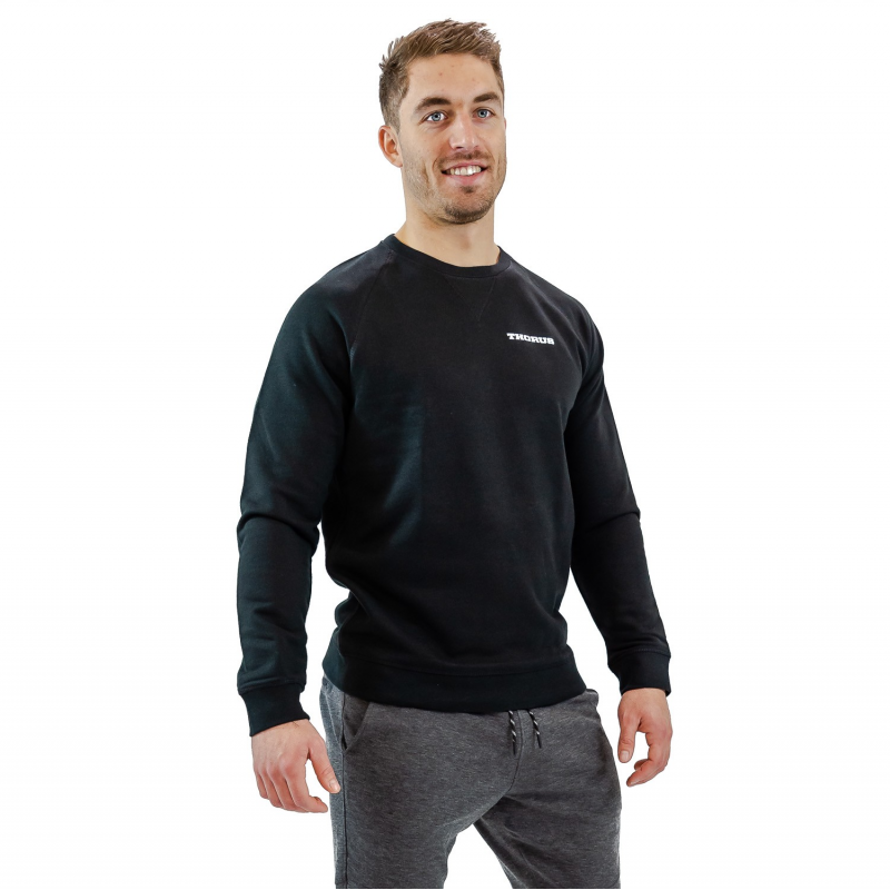 BLACK SWEATSHIRT BIO MEN BLACK SWEATSHIRT BIO MEN