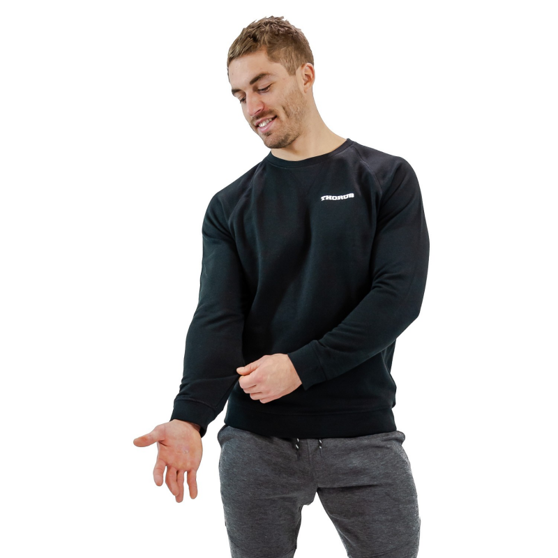 BLACK SWEATSHIRT BIO MEN