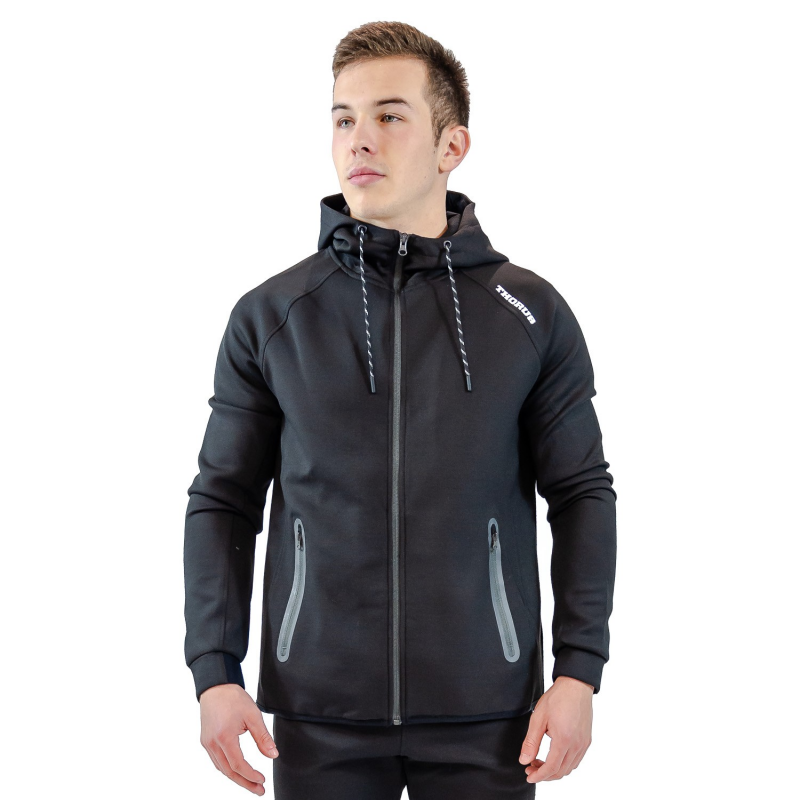 BLACK HOODIE PERFORMANCE MEN BLACK HOODIE PERFORMANCE MEN