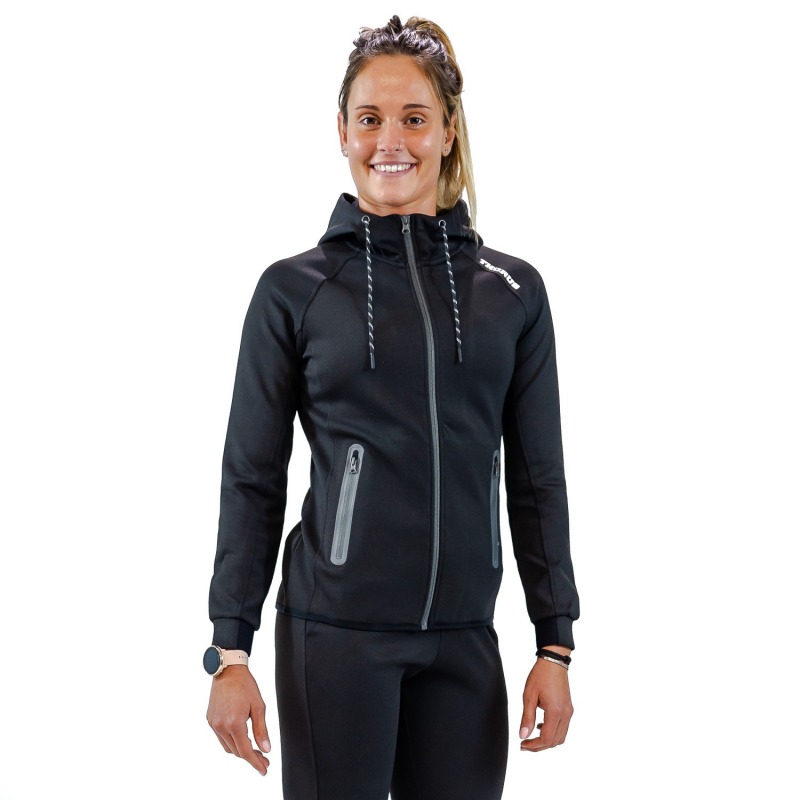 BLACK HOODIE PERFORMANCE WOMEN