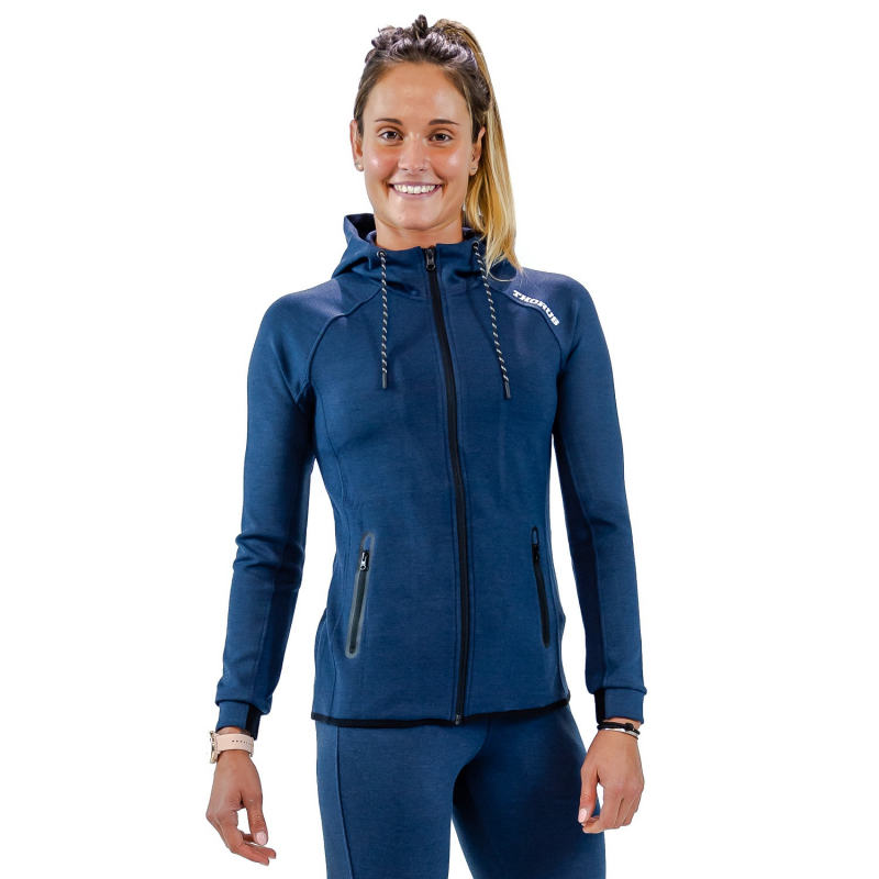 NAVY HOODIE PERFORMANCE WOMEN