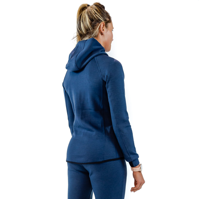 NAVY HOODIE PERFORMANCE WOMEN
