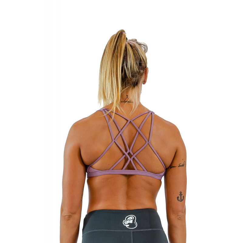 PURPLE STRAP SPORT BRA PURPLE STRAP SPORT BRA