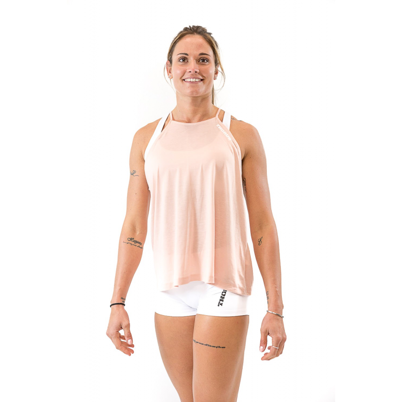 WOMEN'S PEACH HIGHT NECK TANK WOMEN'S PEACH HIGHT NECK TANK