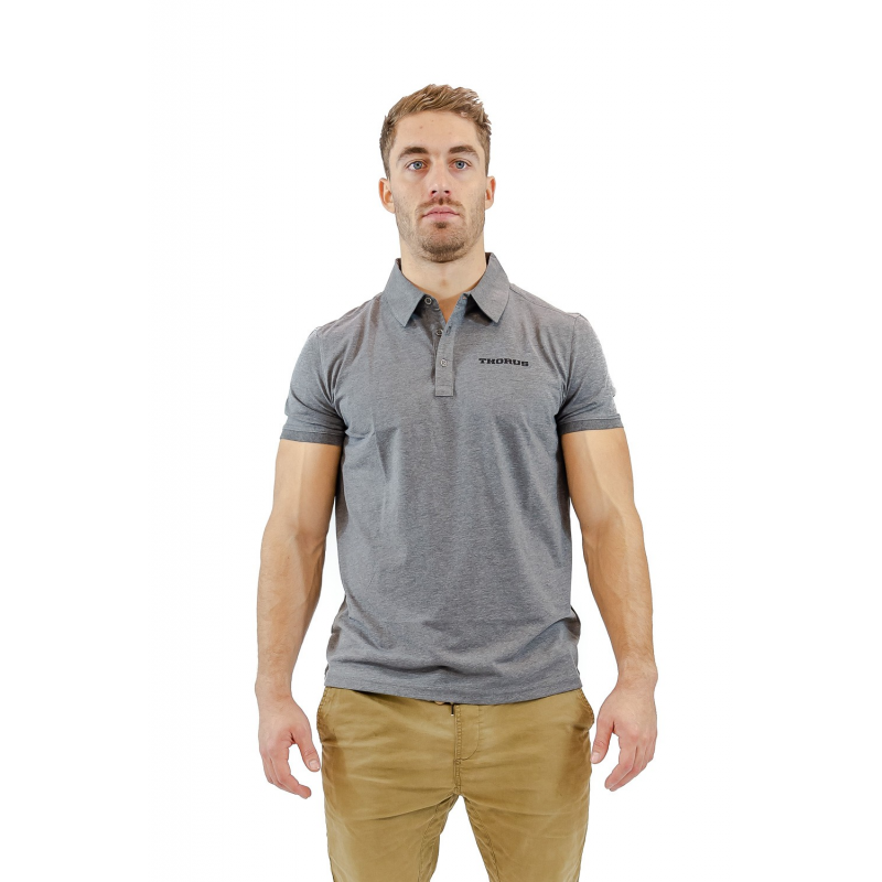 GREY POLO BIO MEN