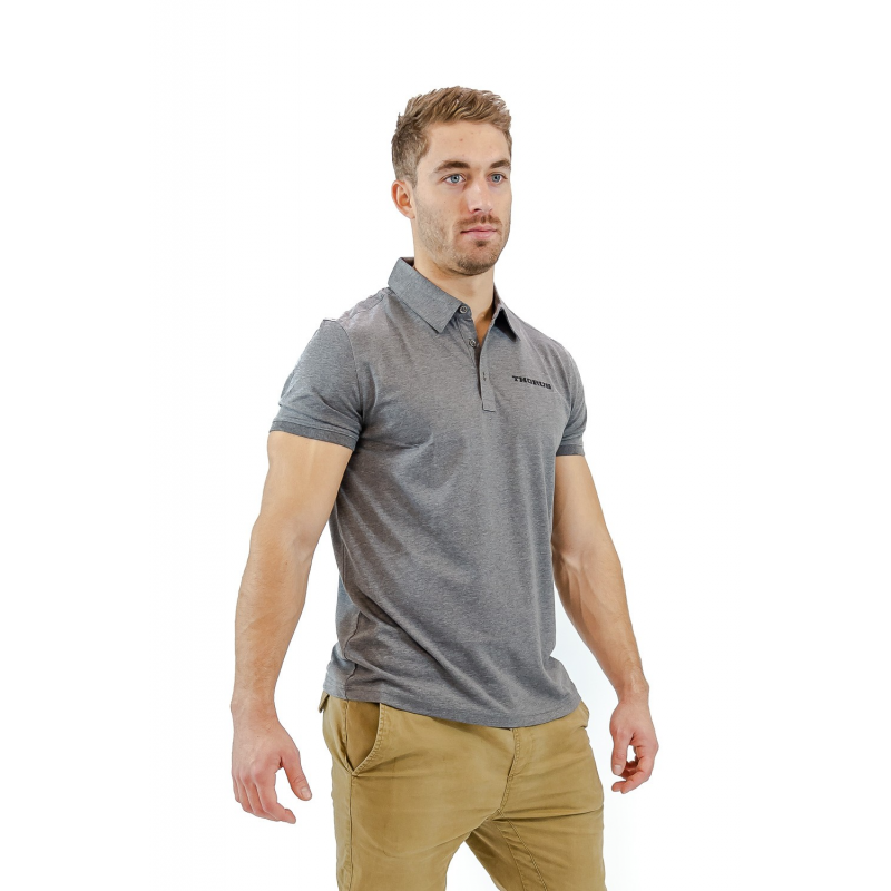 GREY POLO BIO MEN