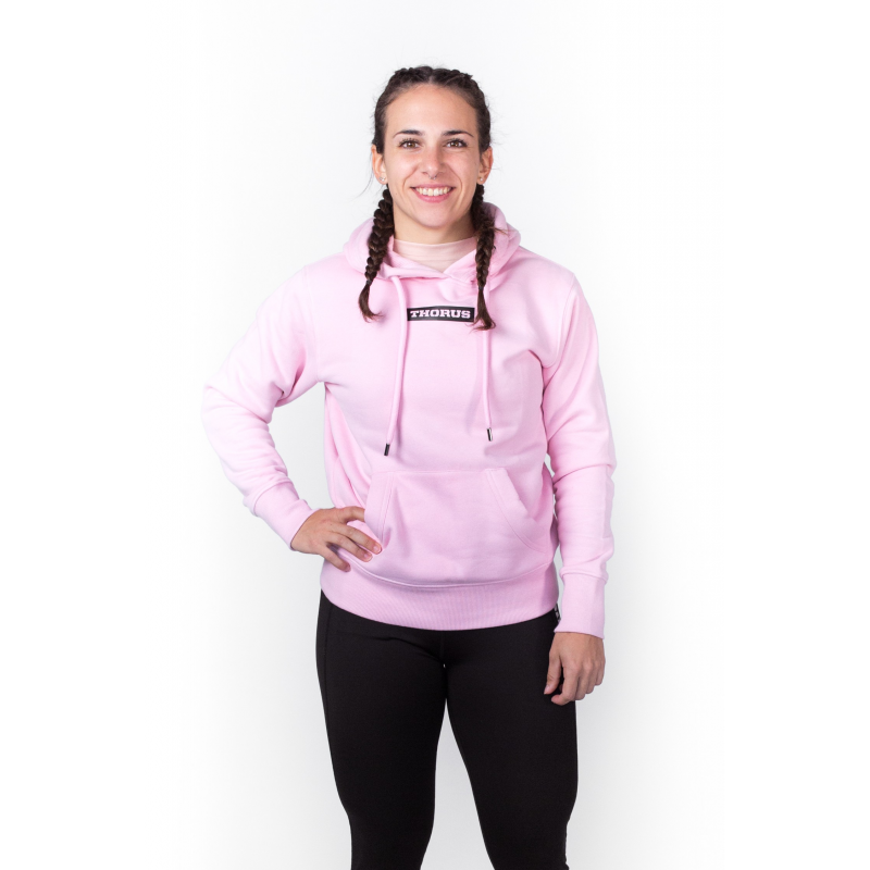 LIMITED EDITION WOMEN WINTER PINK HOODED SWEAT