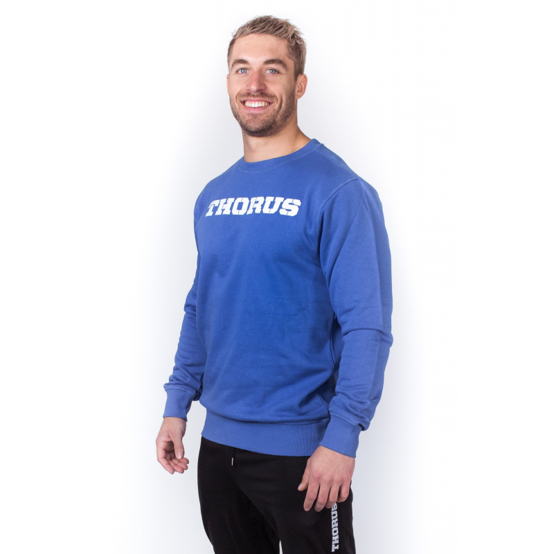 SWEAT MANCHES LONGUES POCKET ROYAL BLUE MEN