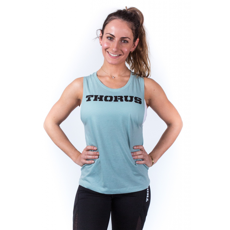 MUSCLE TANK WOMEN OLD MINT
