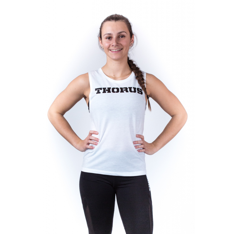 MUSCLE TANK WOMEN WHITE MUSCLE TANK WOMEN WHITE
