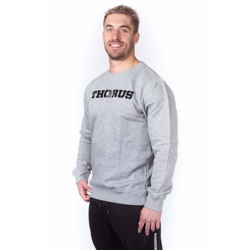 SWEAT MANCHES LONGUES POCKET GREY MEN
