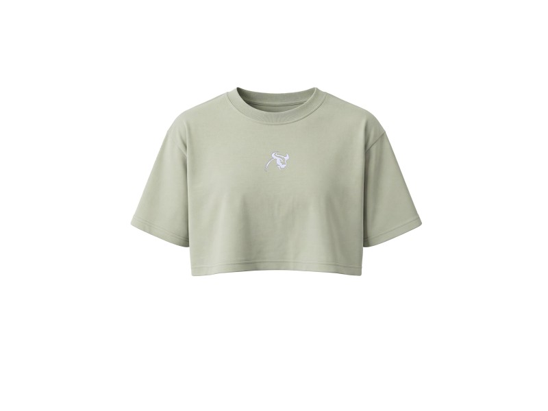 Solid Oversize Crop