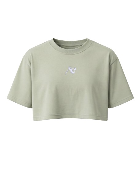 Solid Oversize Crop