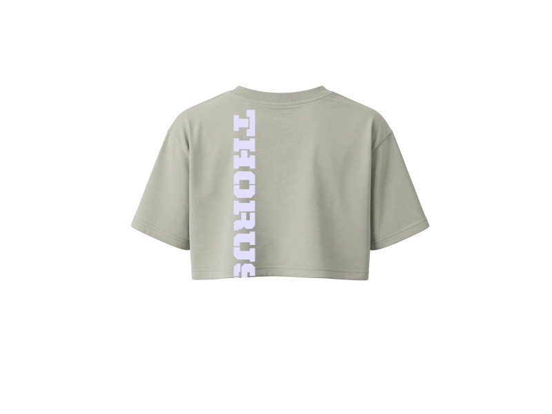 Solid Oversize Crop