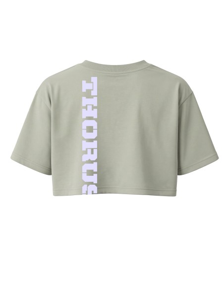 Solid Oversize Crop