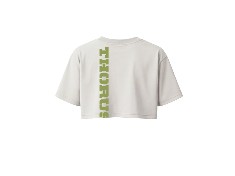 Solid Oversize Crop