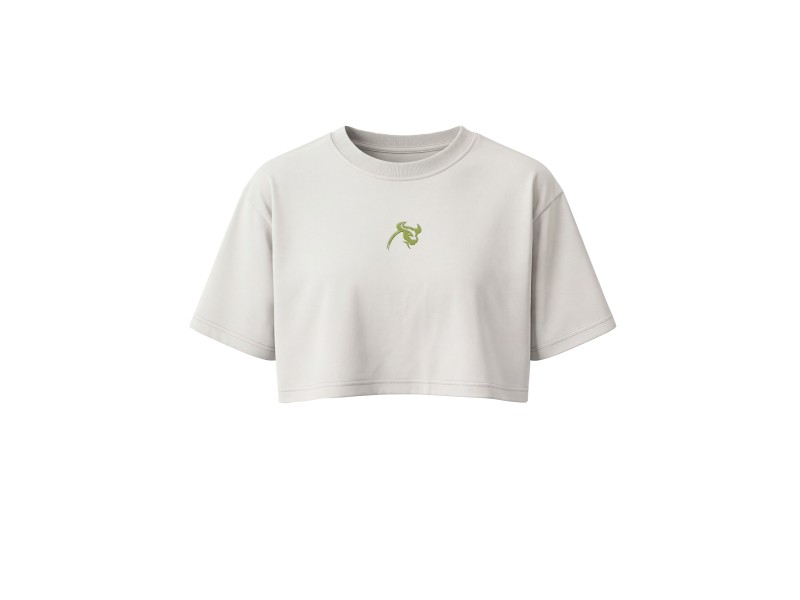 Solid Oversize Crop