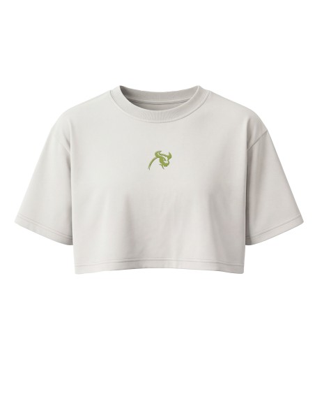 Solid Oversize Crop