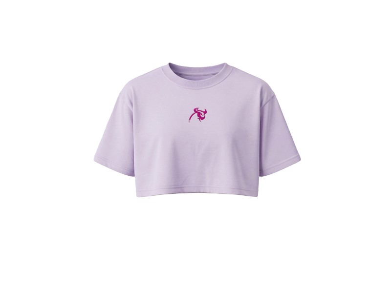 Solid Oversize Crop