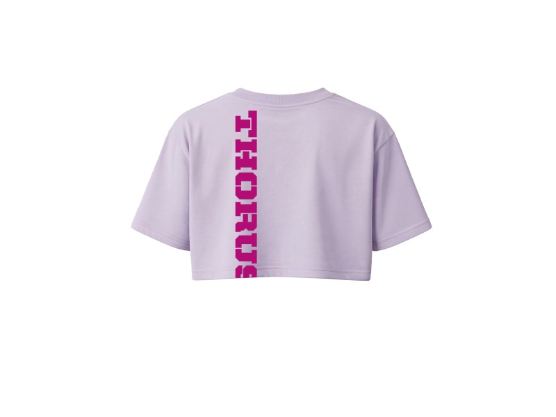 Solid Oversize Crop