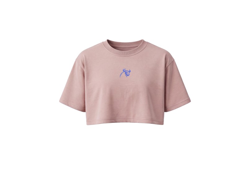 Solid Oversize Crop