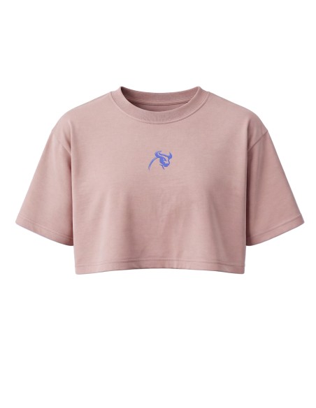 Solid Oversize Crop