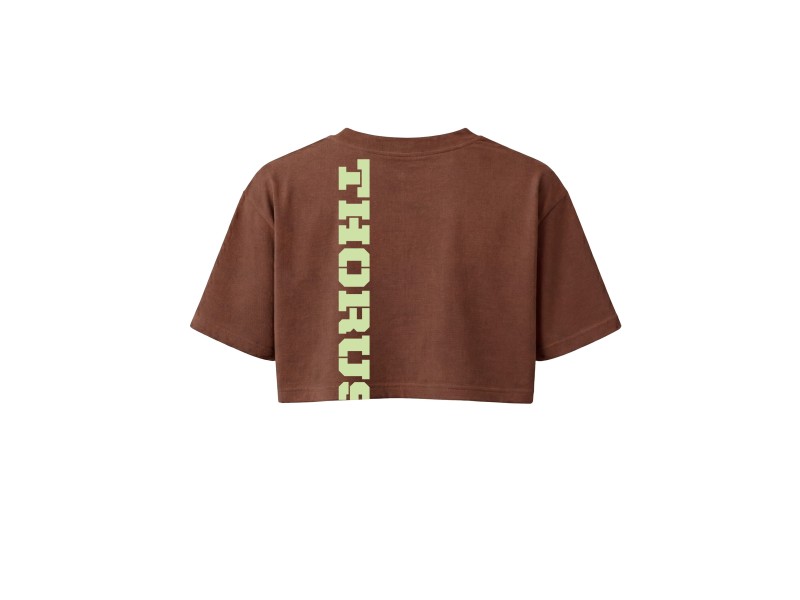 Solid Oversize Crop