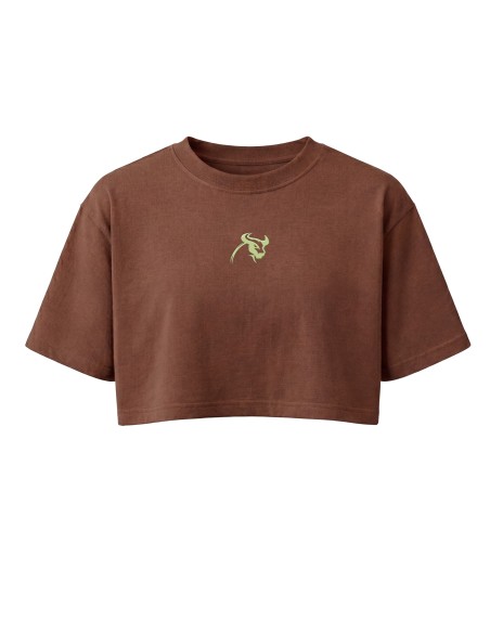 Solid Oversize Crop