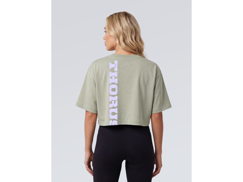 Solid Oversize Crop