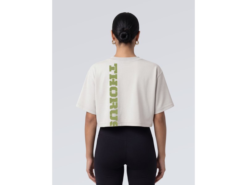 Solid Oversize Crop