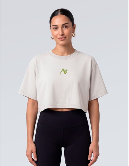 Solid Oversize Crop