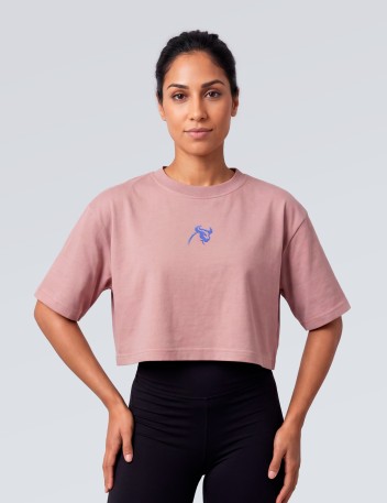 Solid Oversize Crop
