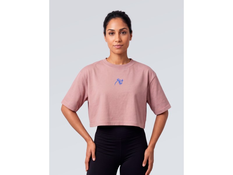 Solid Oversize Crop