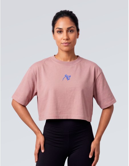Solid Oversize Crop