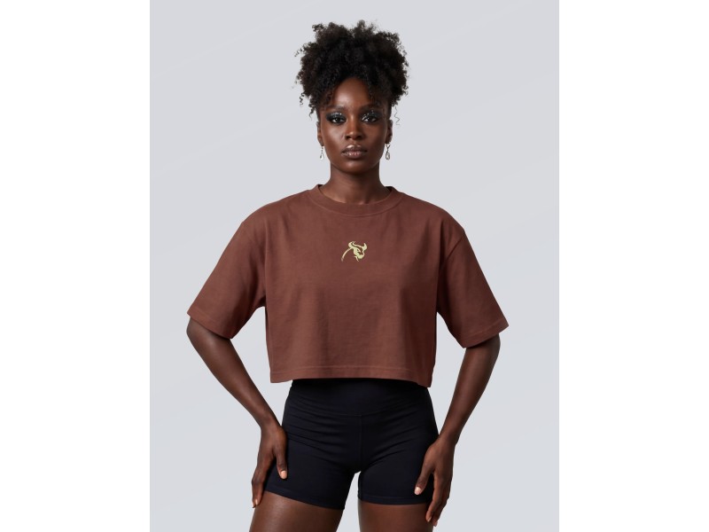 Solid Oversize Crop