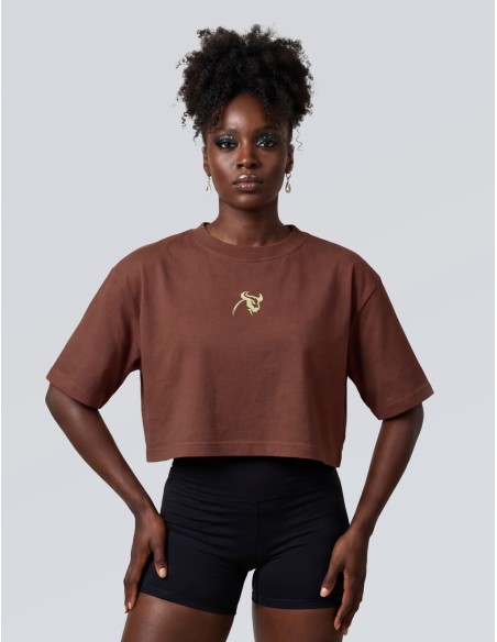 Solid Oversize Crop